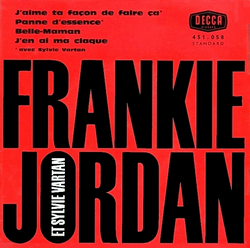  EP "Panne d'essence"  de Frankie Jordan avec la participation de Sylvie Vartan - DECCA 451058