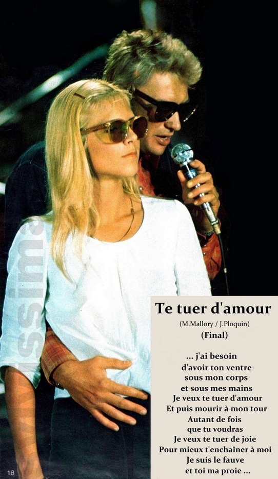 Johnny Hallyday et Sylvie Vartan en répétitions au Québec 1975