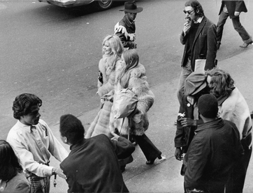 Sylvie Vartan dans les rues de New York, 1970