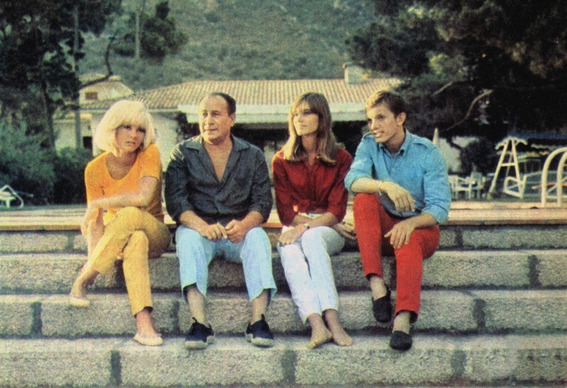 Sylvie Vartan, Tino Rossi, Françoise Hardy, Frank Alamo en Corse, 1964