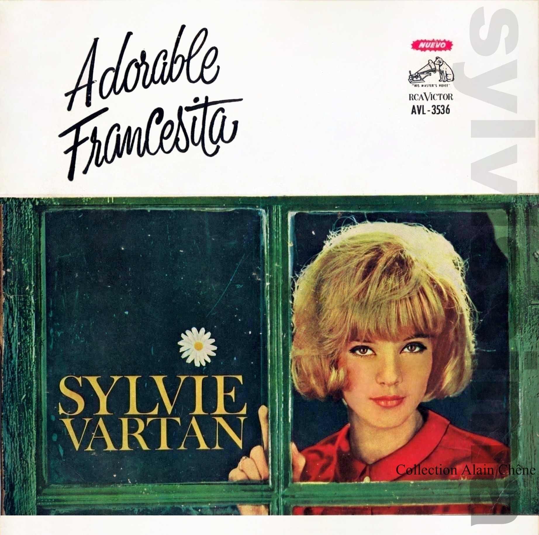 Sylvie Vartan album Uruguay "Adorable Francesita" LP RCA VICTOR AVL 3536 (1963)
