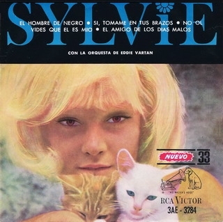 Sylvie Vartan EP Argentine  "L'homme en noir"  3AE-3284  Ⓟ 1964