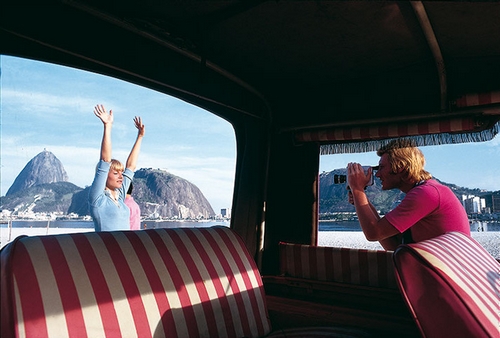 Sylvie Vartan et Johnny Hallyday photographiés par Jean-Marie Périer à Rio de Janeiro, 1969