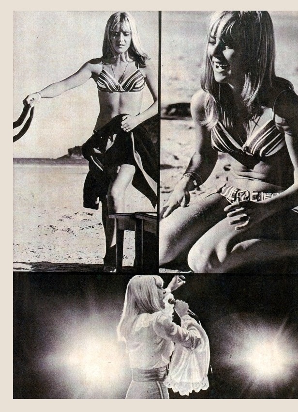 Sylvie Vartan dans le magazine brésilien "Contigo", 1969