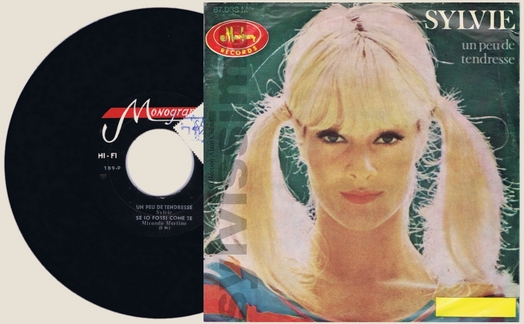 Sylvie Vartan 45 tours Iran "Un peu de tendresse" MONOGRAM 189 P 