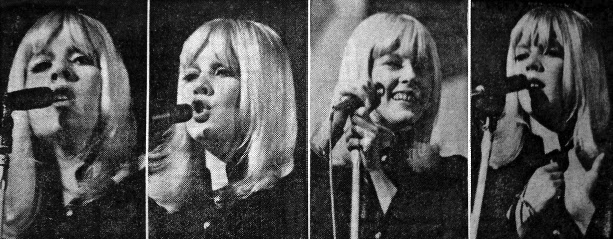 Sylvie Vartan en concert à Lisbonne en 1967