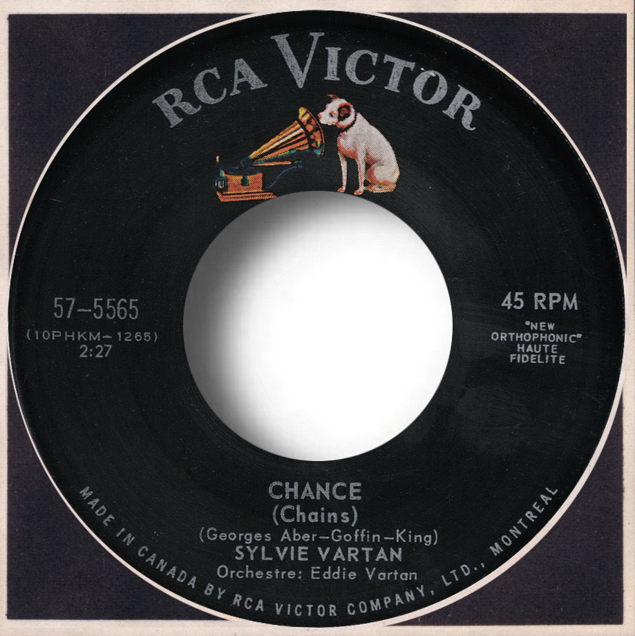 Sylvie Vartan SP Canada  "Chance" RCA   57 5565 Ⓟ 1963