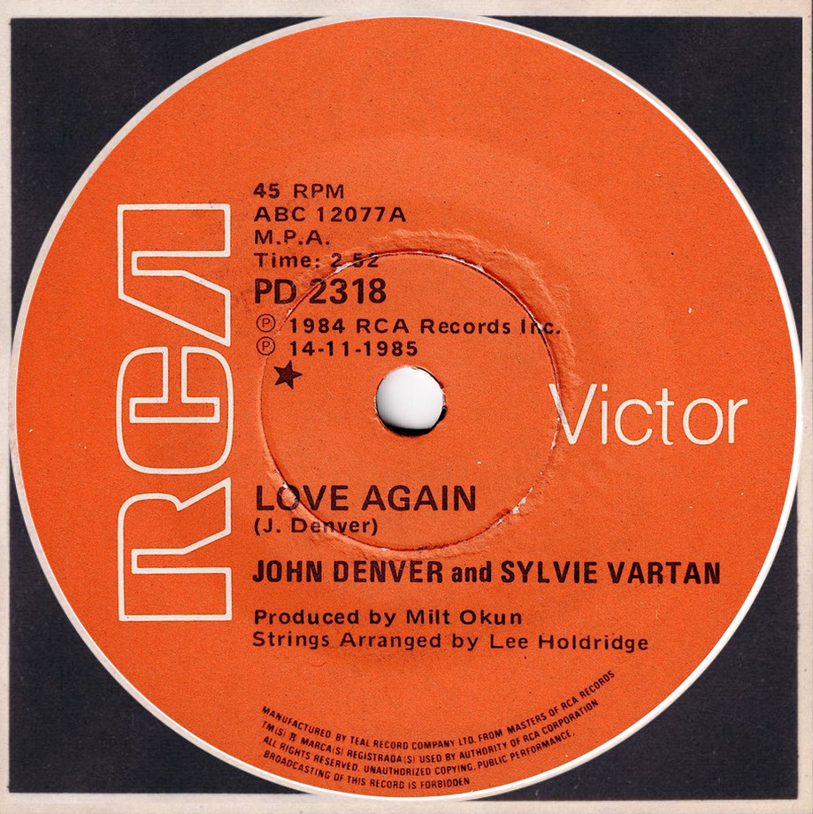 Sylvie Vartan SP Afrique du Sud "Love again"  PD-2318  Ⓟ 1985