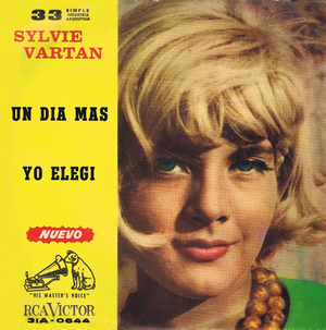 Sylvie Vartan SP Argentine   "One more day"    31A-0644 Ⓟ 1965