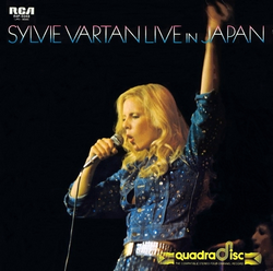 Sylvie Vartan LP Japon "Live in Japan "(1LP) Rééd.  quadriphonique R4P 5048 Ⓟ 1974