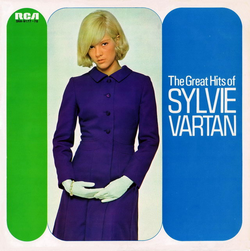 Sylvie Vartan 2LP Japon "The Greatest Hits of Sylvie Vartan"    RP 9177-78 Ⓟ 1970